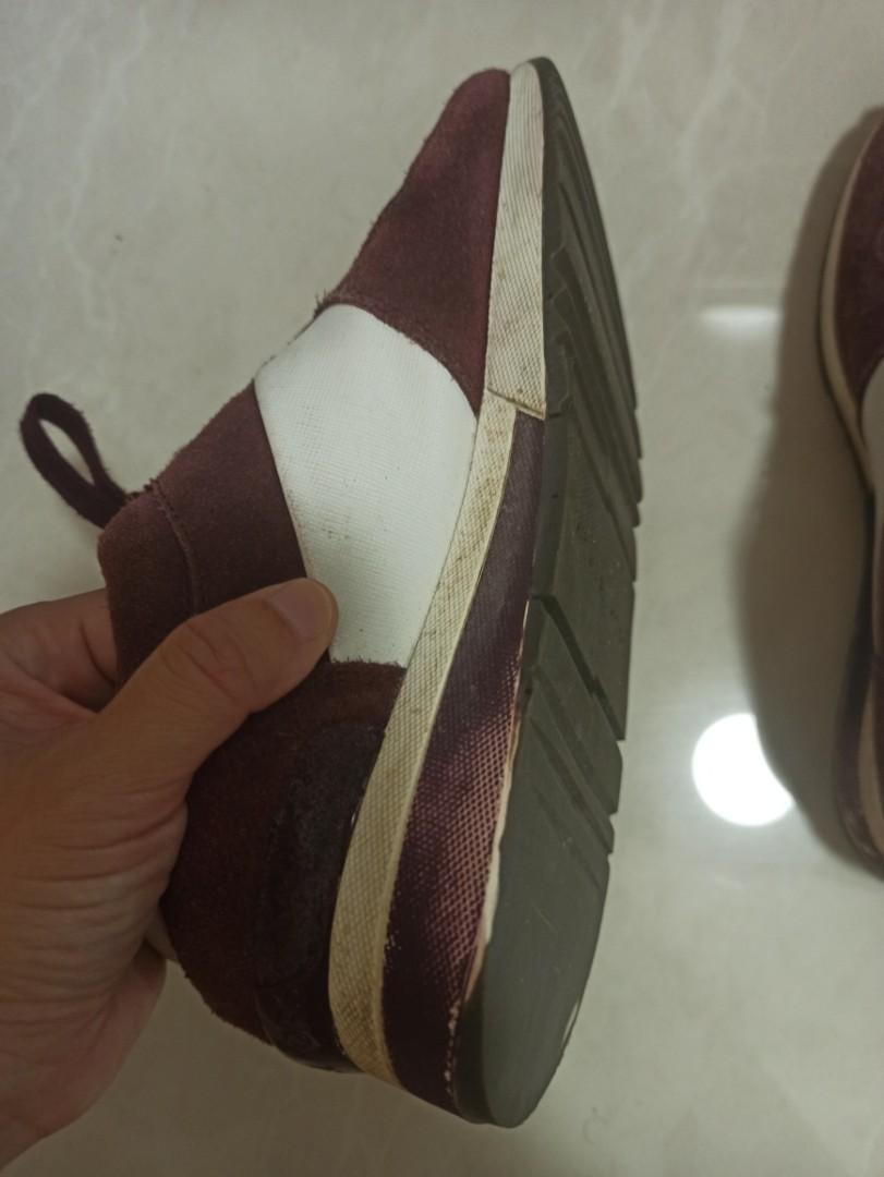 Michael kors sales red velvet shoes