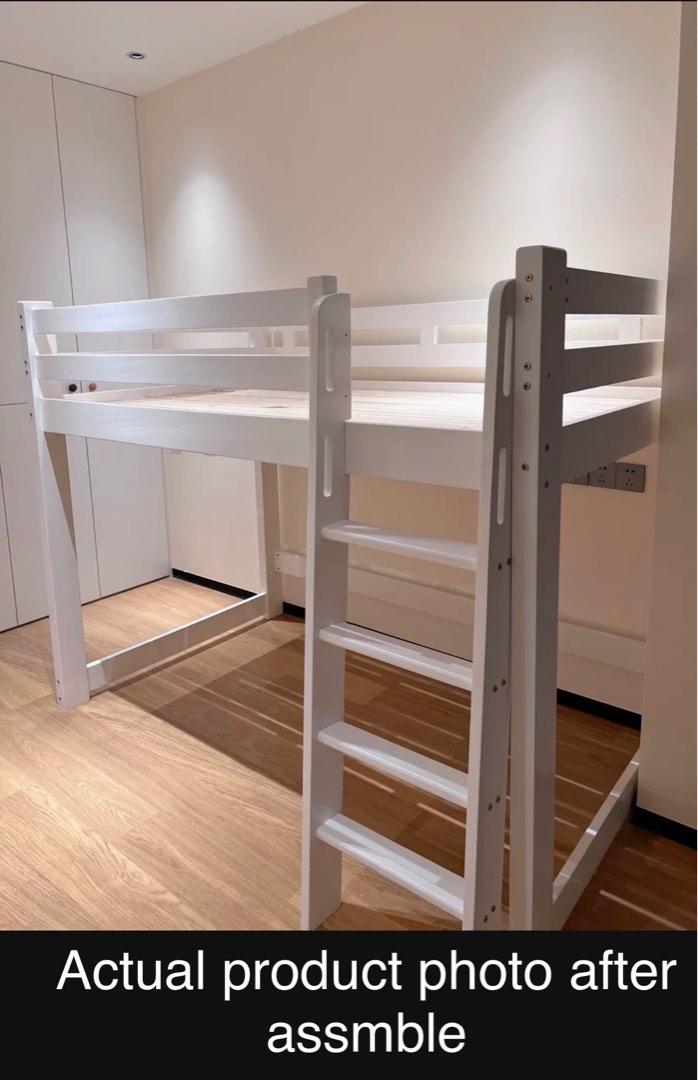 Preorder loft bed / elevated bed / wooden loft bed /, Furniture & Home