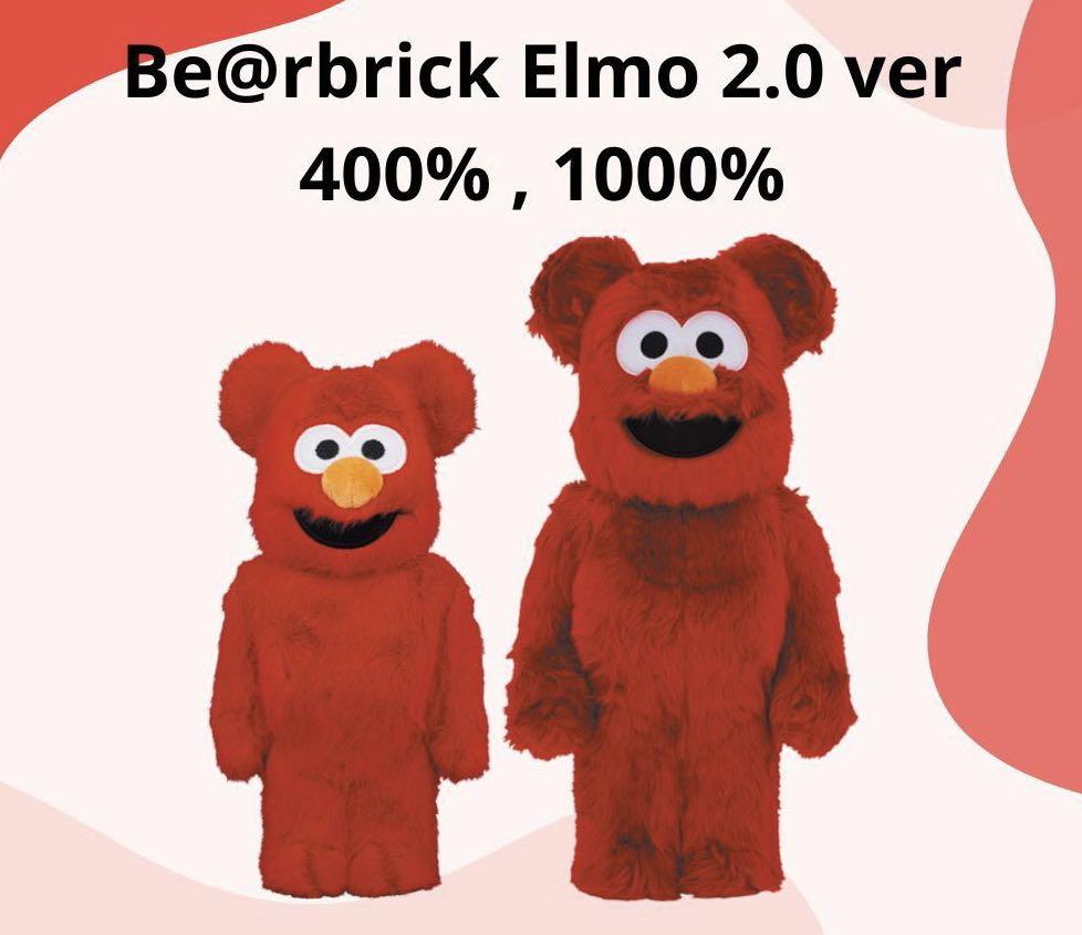 Preorder]Bearbrick Elmo Costume Version 2.0 400%/1000%, Hobbies