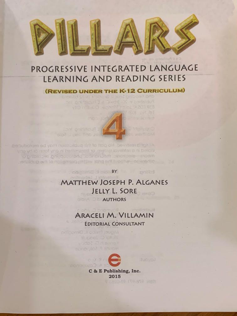 Progressive Integrated Language Learning and Reading Series (PILLARS ...