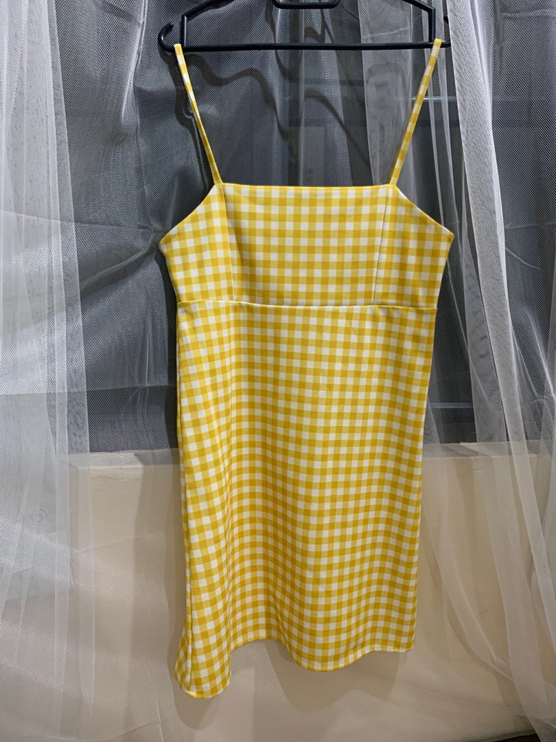 Pull and top bear gingham dress