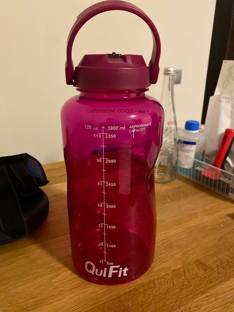 Quifit Water Bottle 3.8 L, Furniture & Home Living, Kitchenware