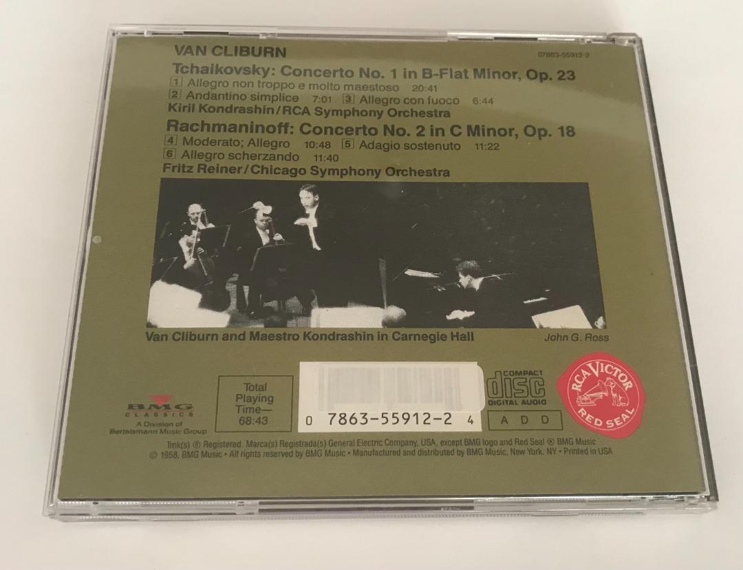 Van Cliburn 上榜天碟RCA Red Seal VAN CLIBURN Tchaikovsky Piano