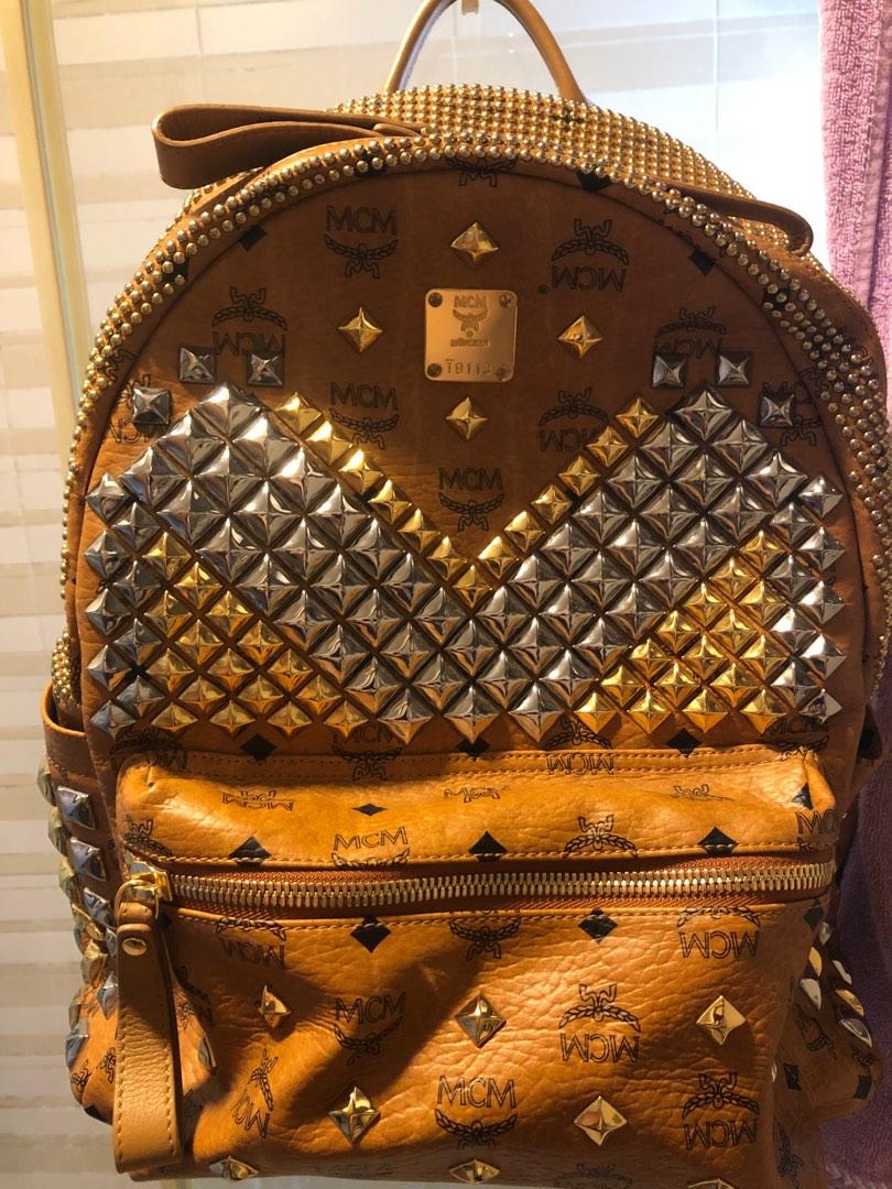 Real mcm sale backpack