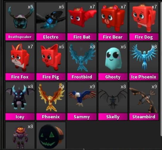 Roblox Murder Mystery 2 MM2 Fire Bunny Pet Godly Fast Shipping!
