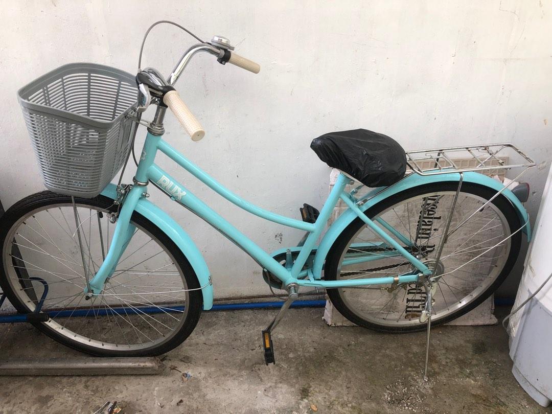 Rux Japanese Bike With Basket Sports Equipment Bicycles Parts