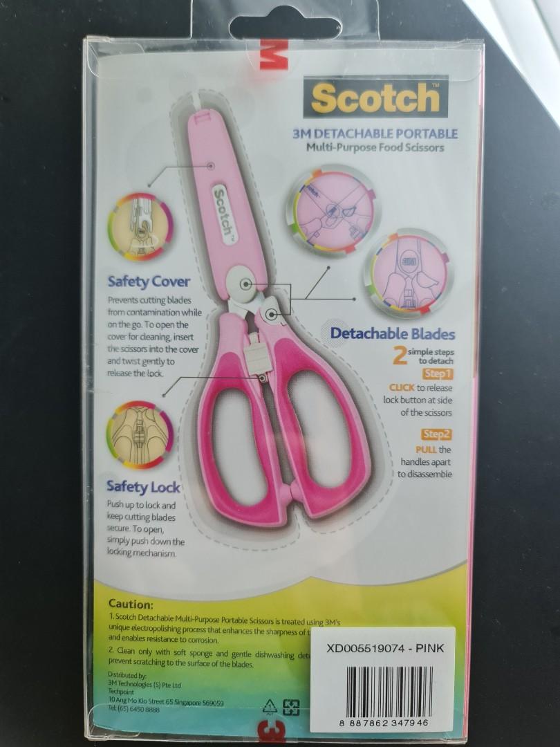 3M Scotch DETACHABLE Scissor / Portable Scissors/ Toddler/Feeding, Babies & Kids, Nursing