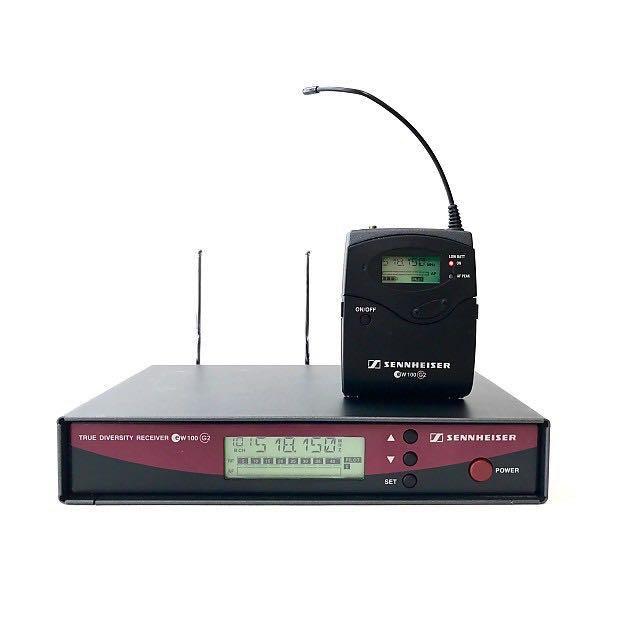 Sennheiser EW100 G2 Wireless Receiver with Bodypack and Lapel Mic