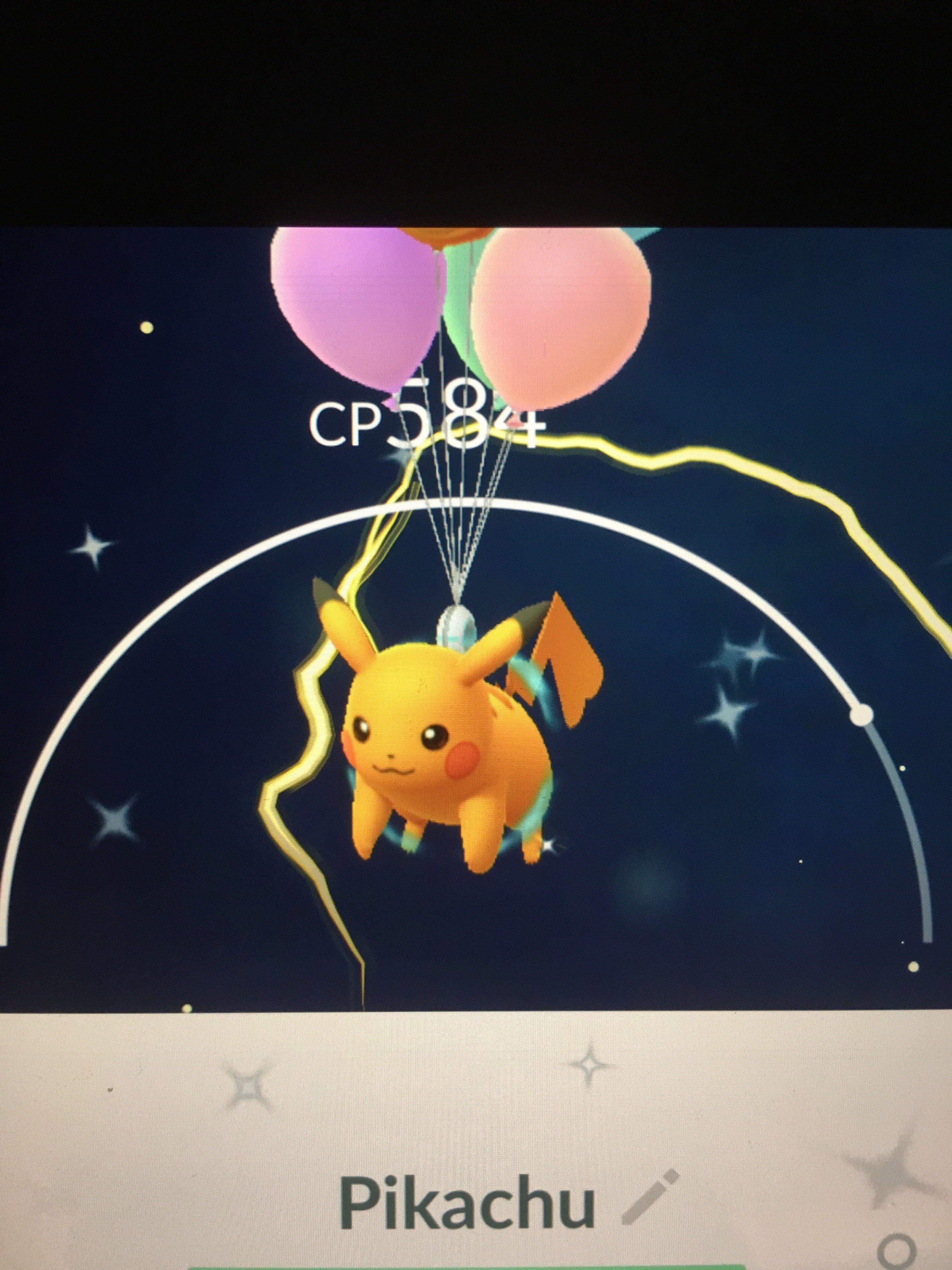 Shiny pikachu world championship male and female shiny Pikachu