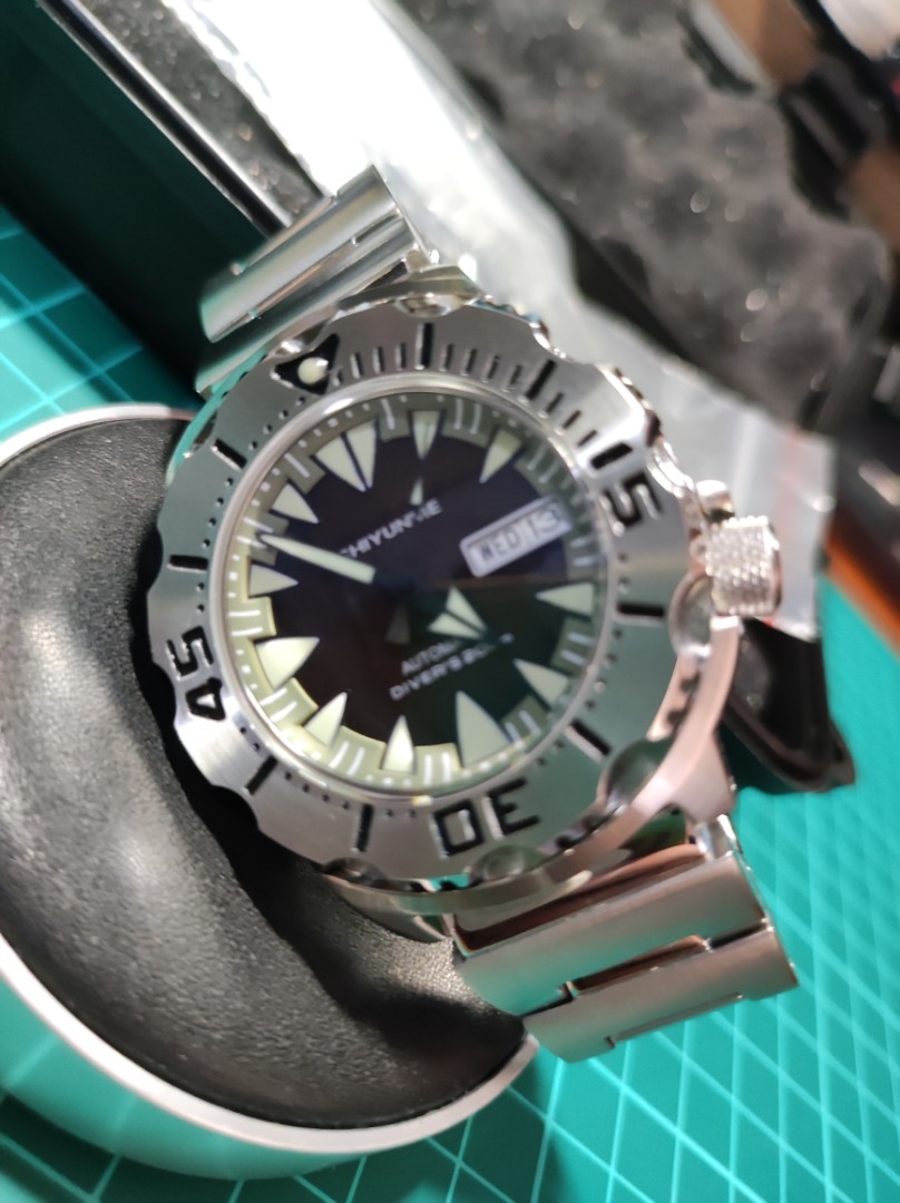 Diver monster homage watch Shiyunme NH36A, Men's Fashion, Watches &  Accessories, Watches on Carousell
