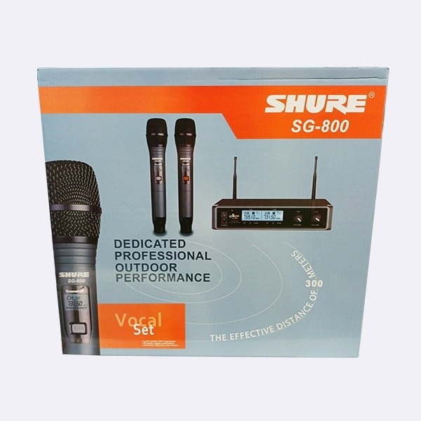 Shure wireless microphone SG 800, Hobbies & Toys, Music & Media