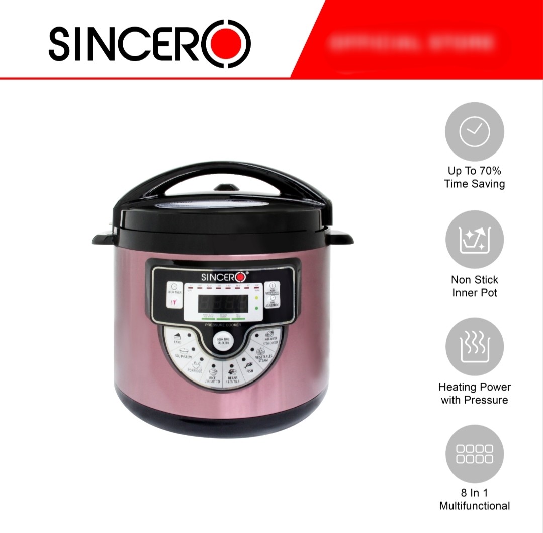 Sincero induction on sale cooker size