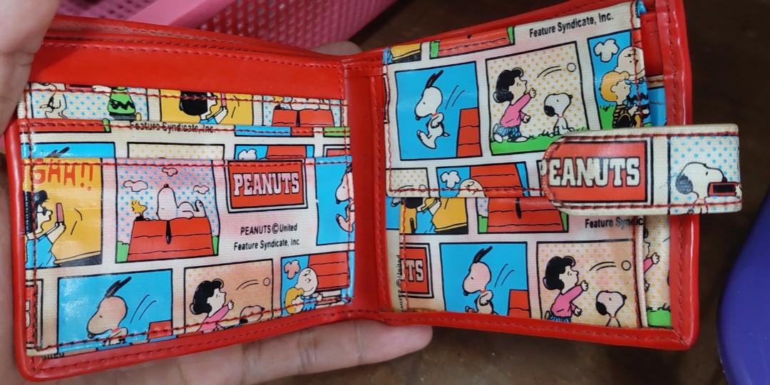 Snoopy peanut bifold wallet, Luxury, Bags & Wallets on Carousell