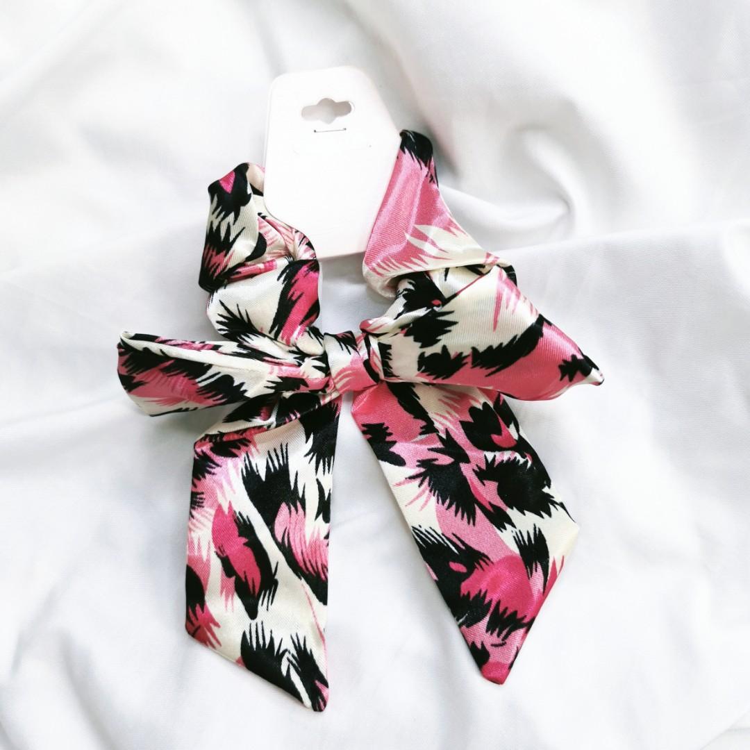 Pink Ribbon Hair Tie 