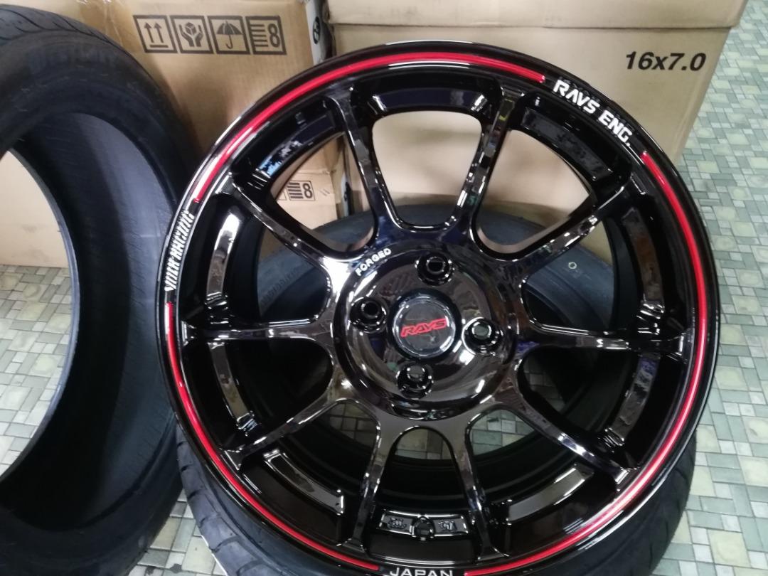 sport rim ZE40 limited time attack 16 inch siap tayar, Auto Accessories ...