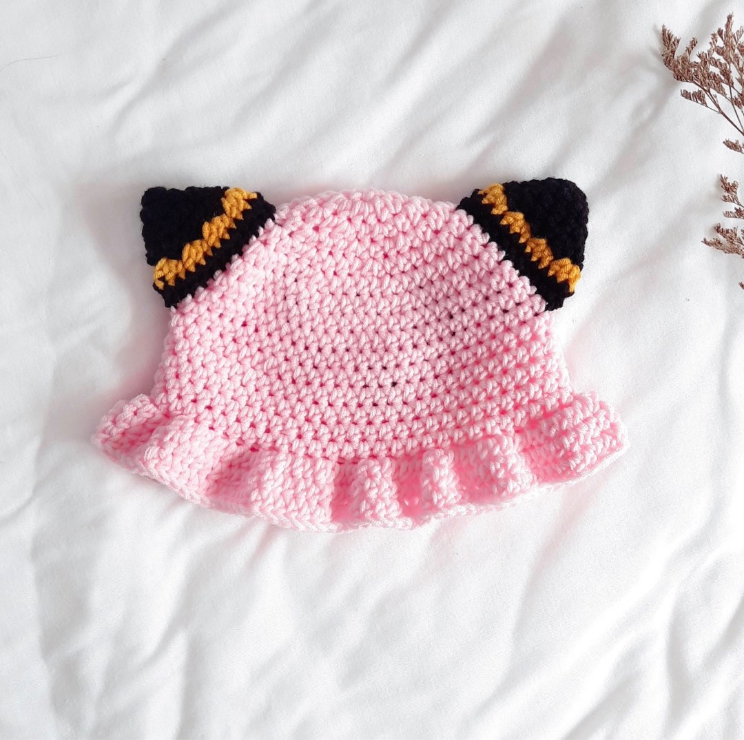 Spy Family Anya Bucket Hat Handmade, Women's Fashion, Watches