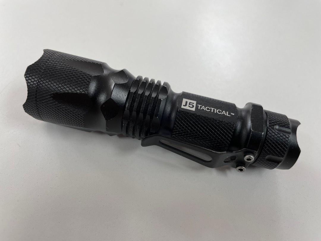 J5 Tactical Torchlight / Flashlight, Sports Equipment, Hiking & Camping