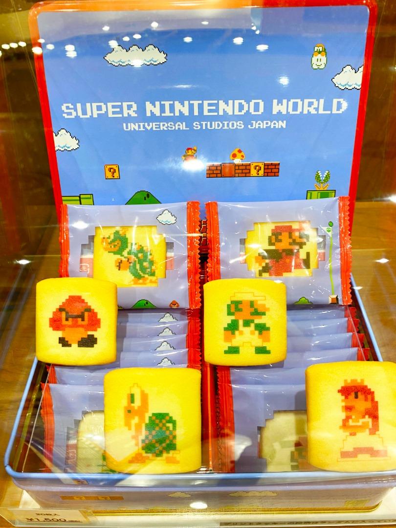 Super Nintendo World USJ 20 pcs Biscuit Cookies Tin Case (Expiry 15 Jan ...