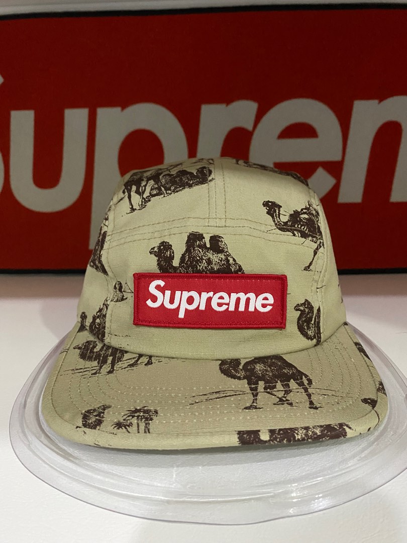 Supreme camel camp cap top