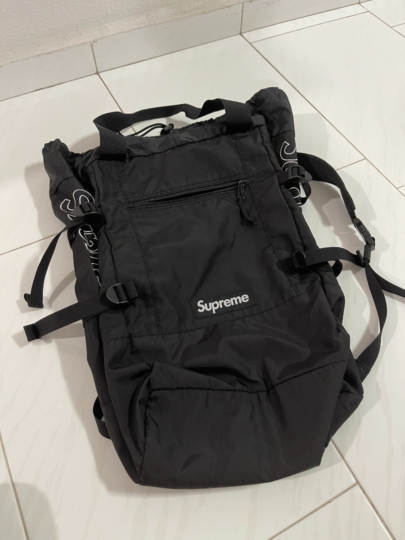 Supreme tote backpack 19ss black - リュック/バックパック