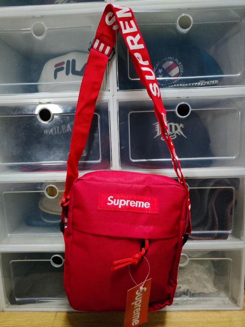 SUPREME SLING BAG Men s Fashion Bags Sling Bags on Carousell