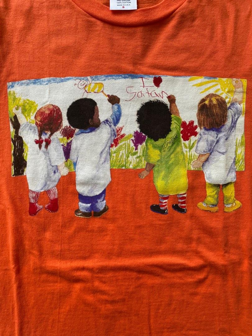 Supreme kids tee ss19 top
