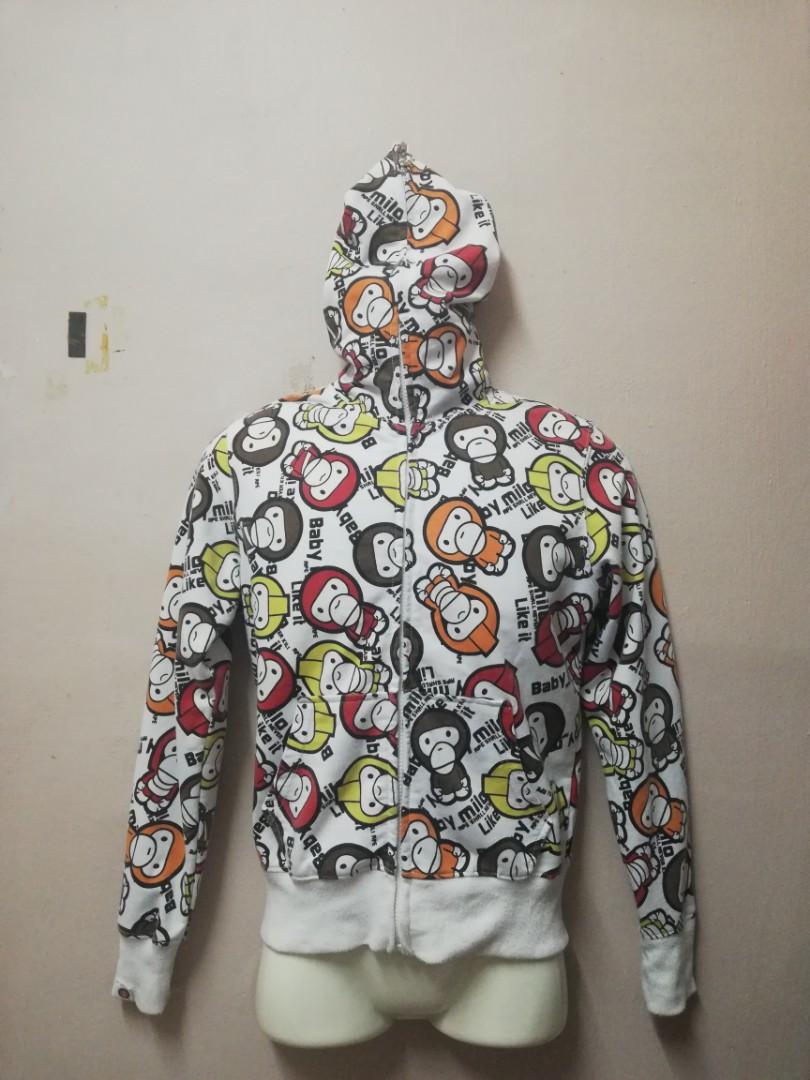 Bape monkey hoodie top