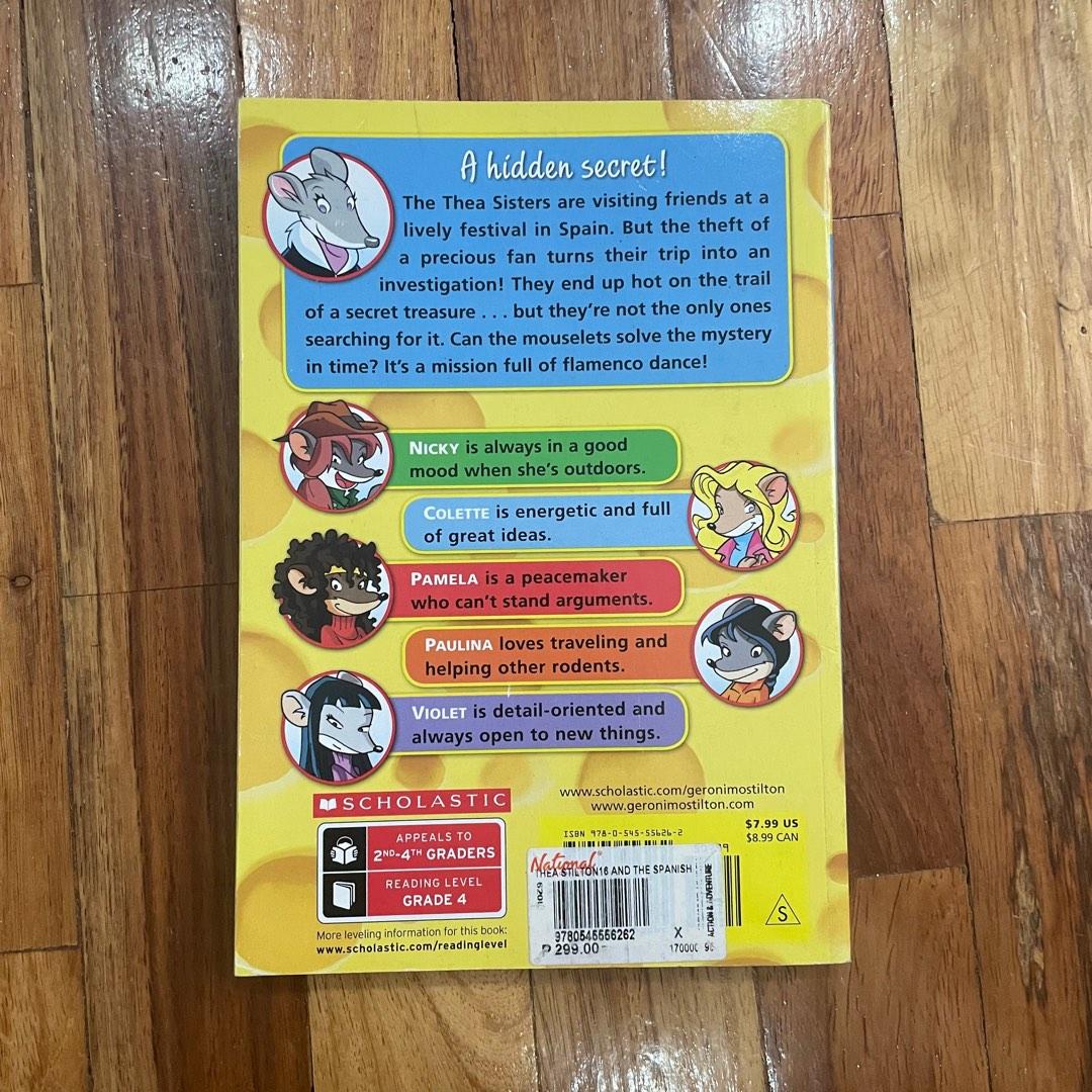 Thea Stilton and the Spanish Dance Mission (Category: Storybooks) located in Cainta. Submitted by kyoriis (Listing ID 1179661221, Image 2). Description: • rfs: decluttering • cover: soft •author: Elisabetta Dami •original price: Php 299.