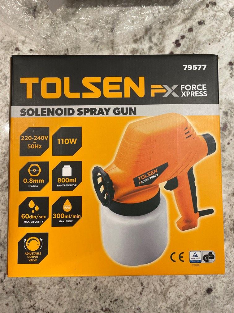 Tolsen Solenoid Spray Gun, Furniture & Home Living, Home Improvement