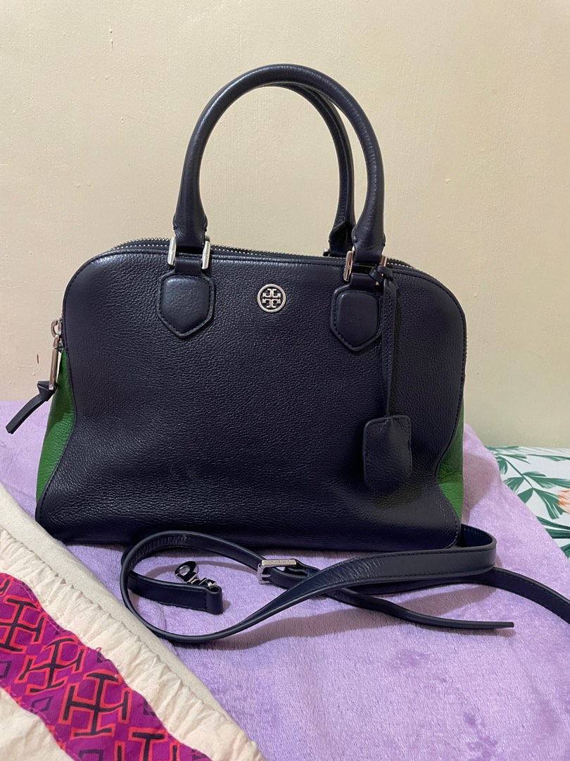 Tory burch robinson hotsell triple zip satchel
