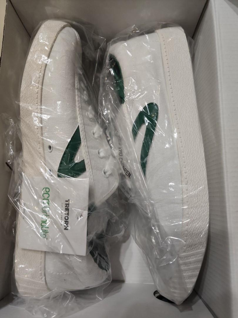 Tretorn Men's Nylite Plus-B Vintage White / Green Canvas Sneaker - 9M, Men's Fashion, Footwear ...