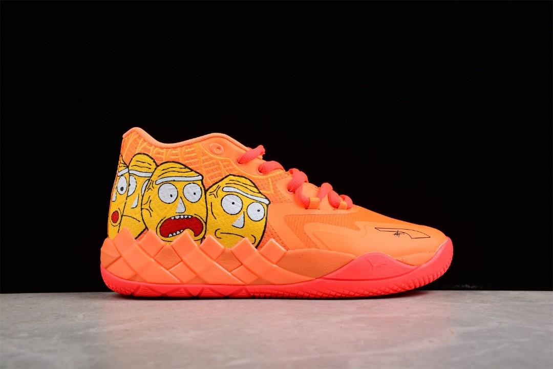 Unisex MB1× Puma Rick and Morty Blue Orange, Men's Fashion, Footwear ...