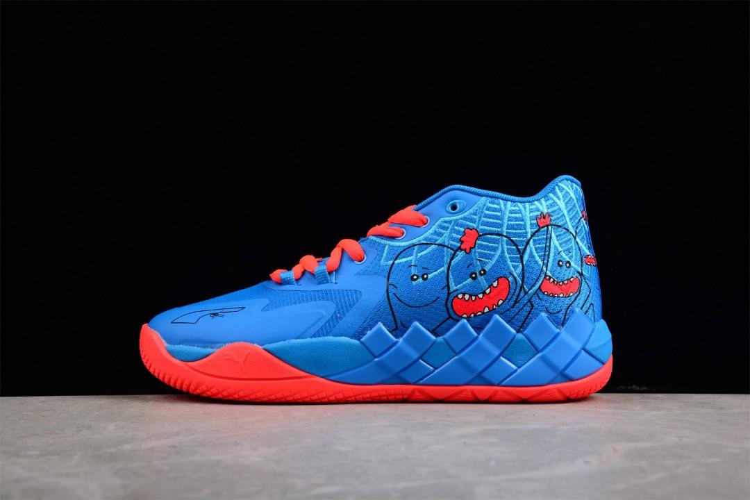 Puma shoes blue best sale and orange
