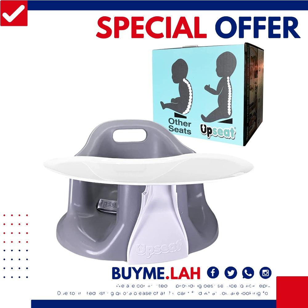 Upseat Baby Floor Seat Booster Chair for Sitting Up with Removable Tray