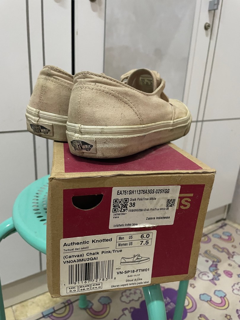 Vans knotted pink new arrivals