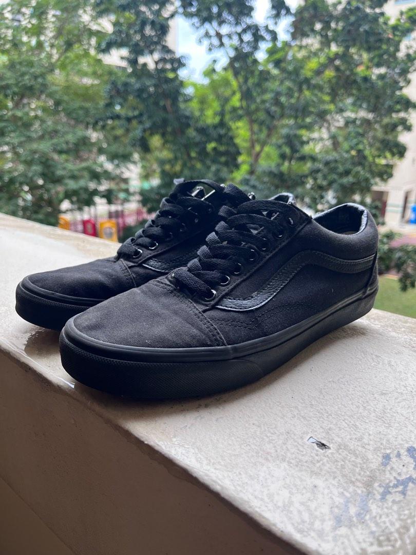 All black new arrivals sneakers vans