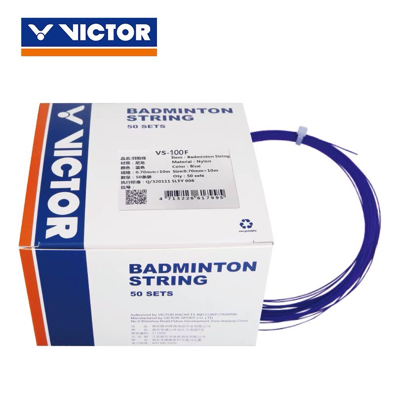 Victor VS100 VS-100 Badminton Racket String, Sports Equipment, Sports ...