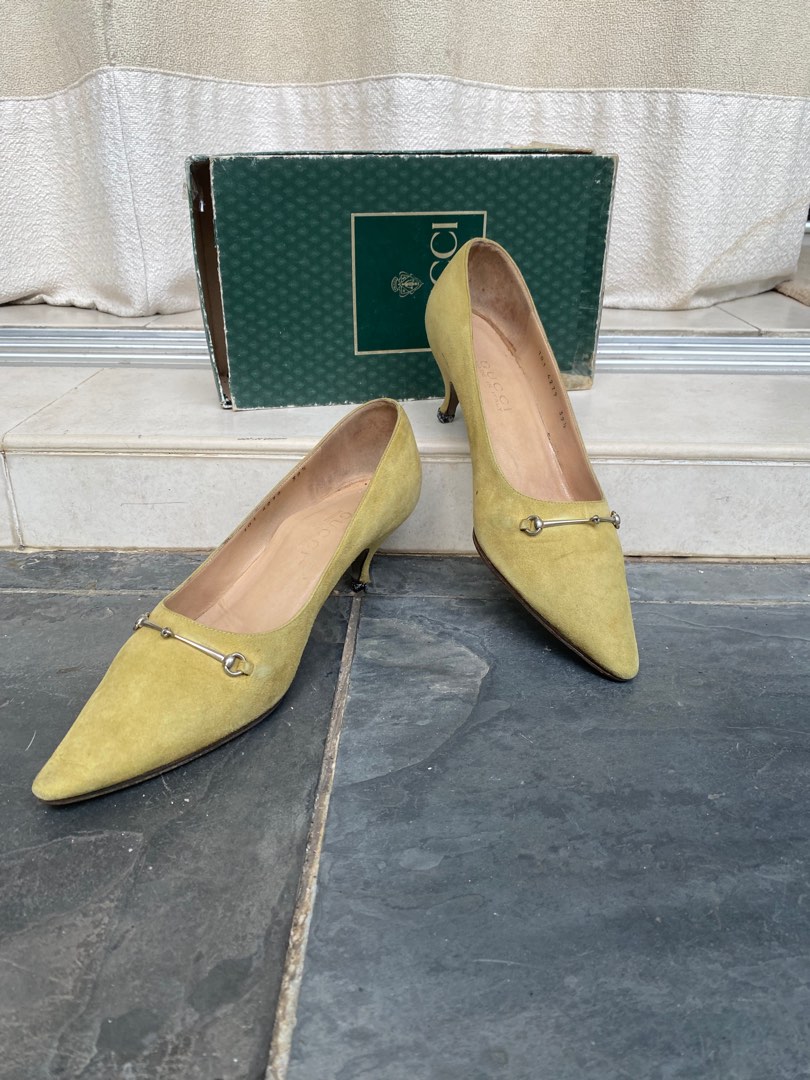 Vintage gucci kitten heels sale