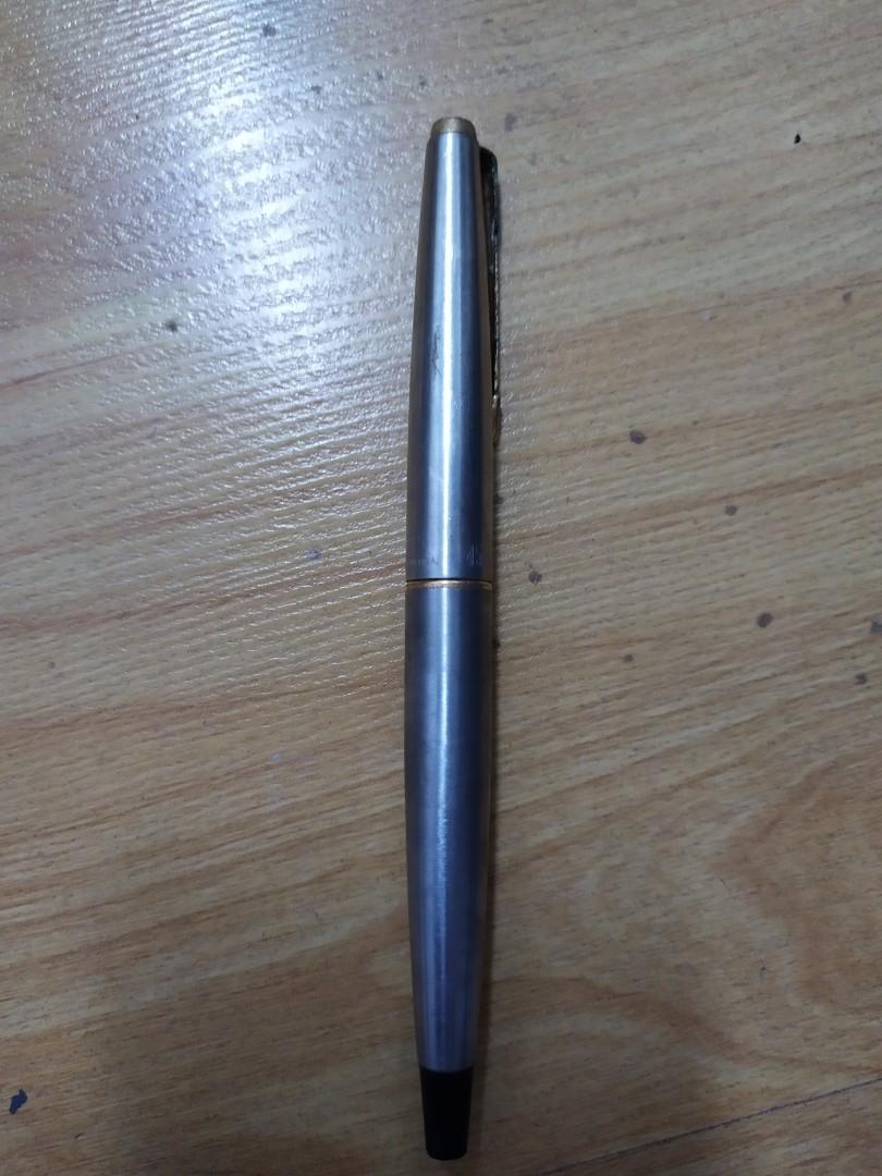 Vintage Parker 45 Stainless Steel Fountain Pen 1, Hobbies & Toys ...