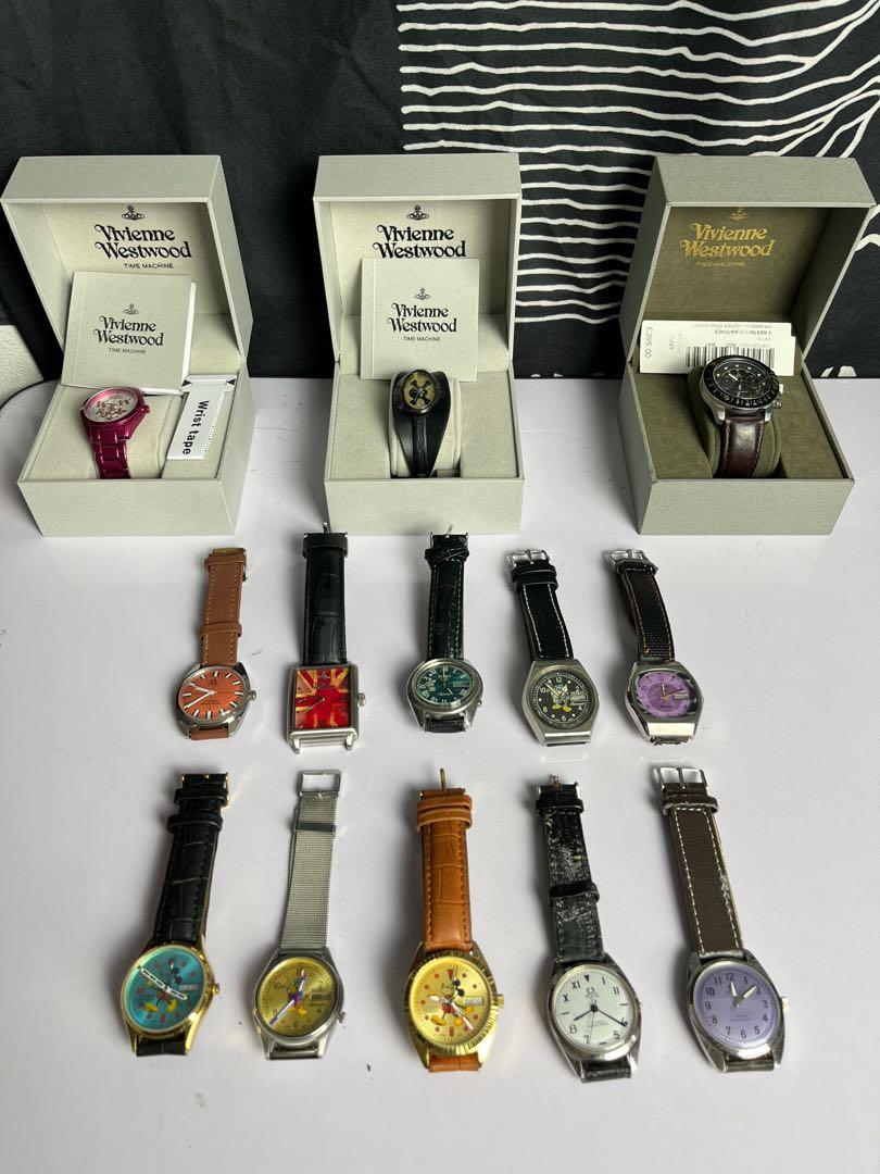 Vivienne Westwood Vintage Automatic Seiko Mickey Mouse Watches, Luxury,  Watches on Carousell
