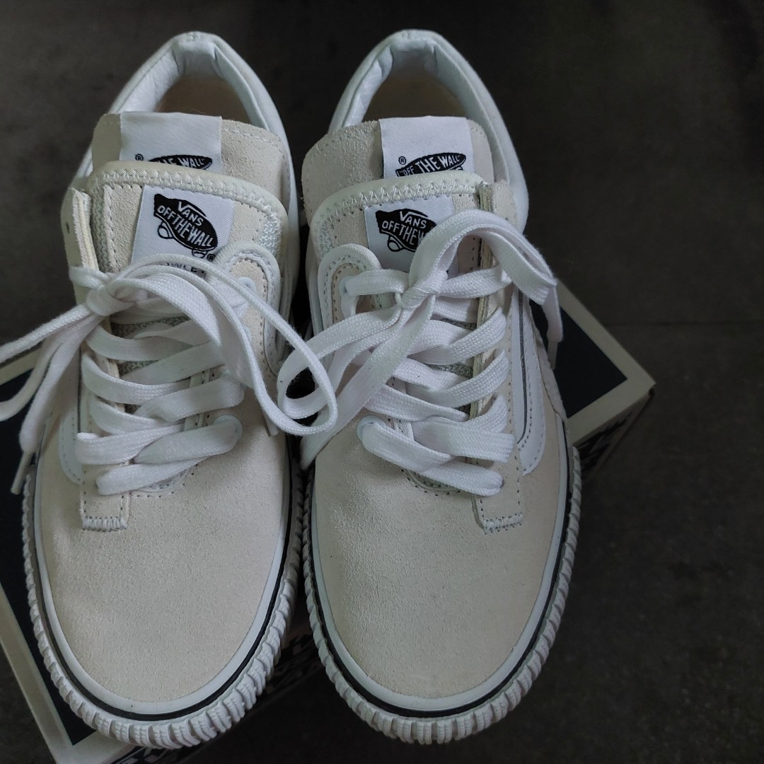 White Vans Cap Mash Lo Lx Women s Fashion Footwear Sneakers on