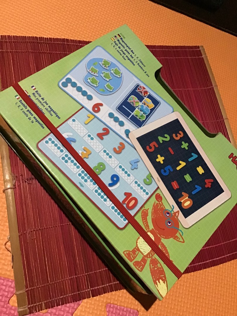 WOODEN GAME WITH BUILT IN BOARD, Hobbies & Toys, Toys