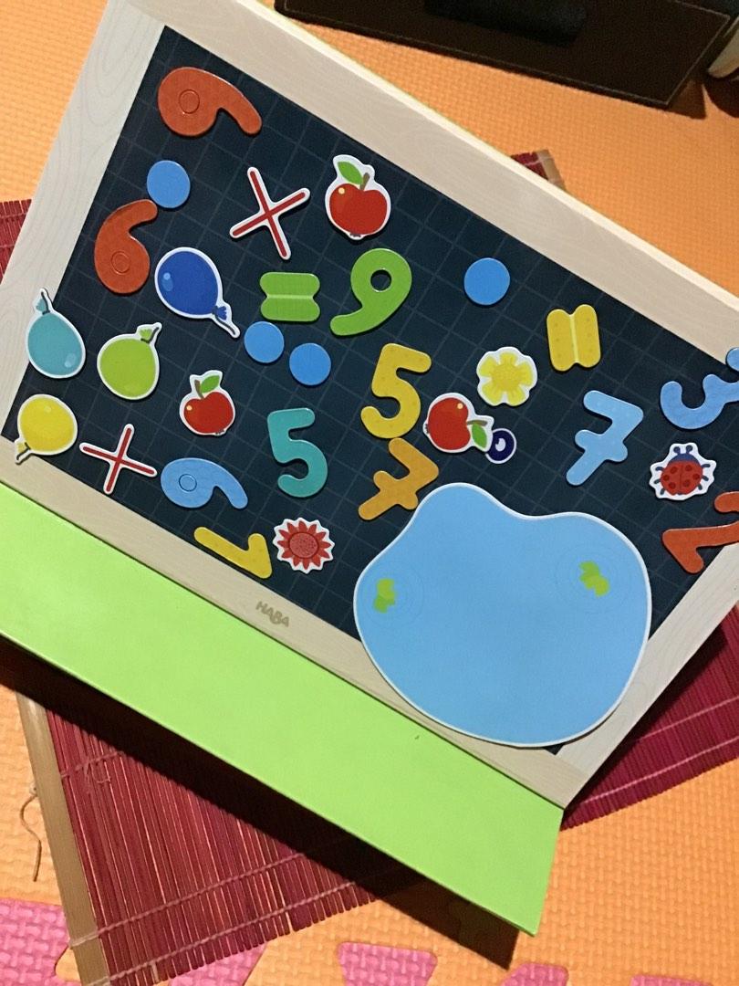 WOODEN GAME WITH BUILT IN BOARD, Hobbies & Toys, Toys