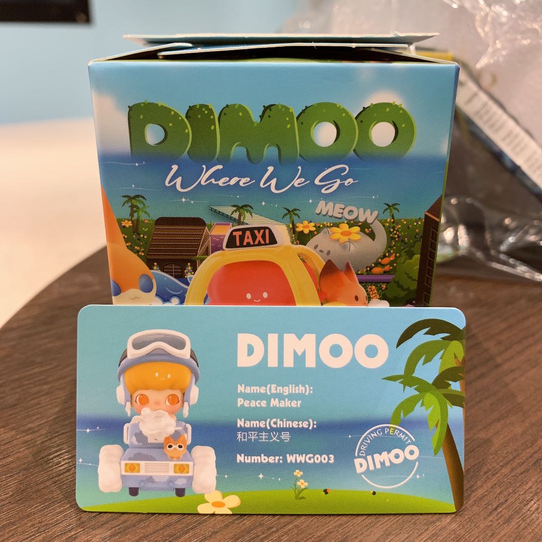 [WTS/WTT] Popmart Dimoo Where We Go Peace Maker Honey Copter, Hobbies ...