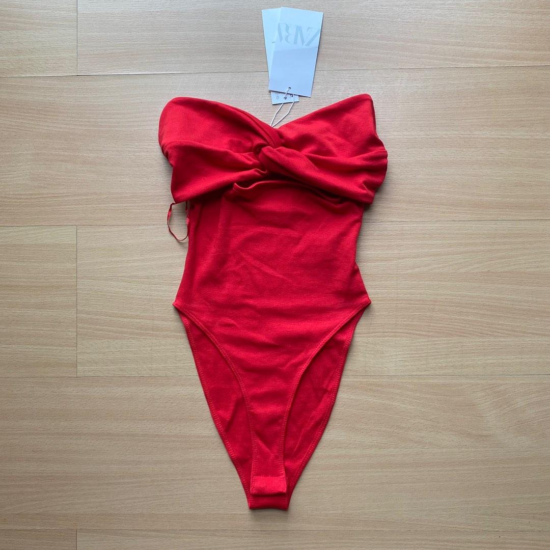 Zara bodysuit cut out, Women's Fashion, Tops, Others Tops on Carousell