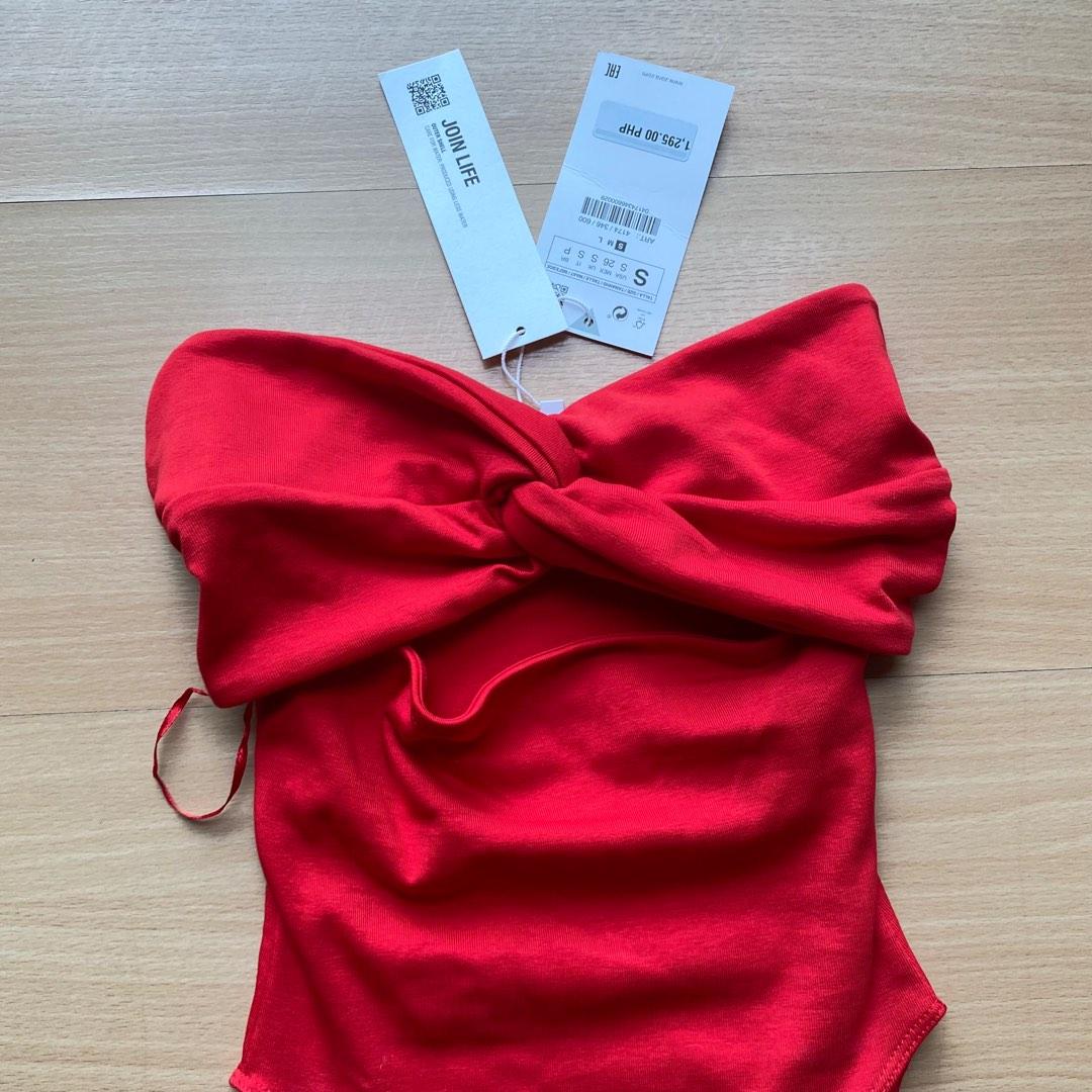 Zara bodysuit cut out, Women's Fashion, Tops, Others Tops on Carousell