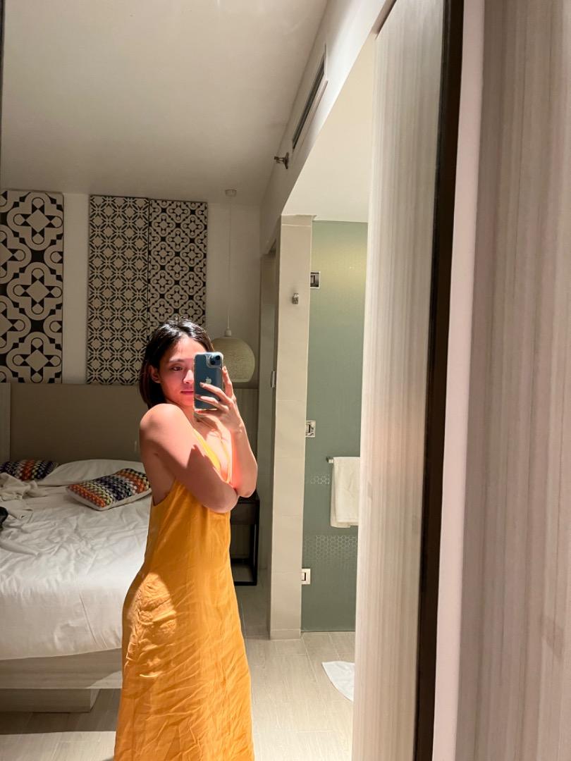 Zara  Satin Halter Maxi Dres