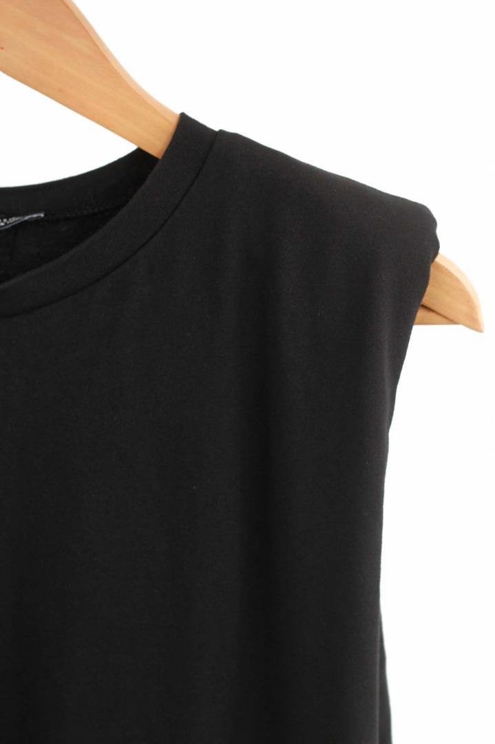 Zara Padded Shoulder Dress on Carousell