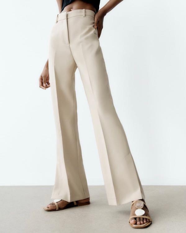 NWT Original Zara High-Waist Belted Pants, Women's Fashion, Bottoms, Other  Bottoms on Carousell