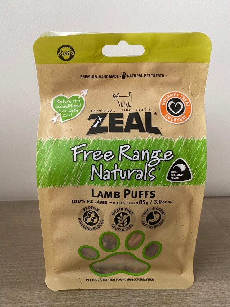 Zeal Lamb Puffs Treats, Pet Supplies, Pet Food on Carousell